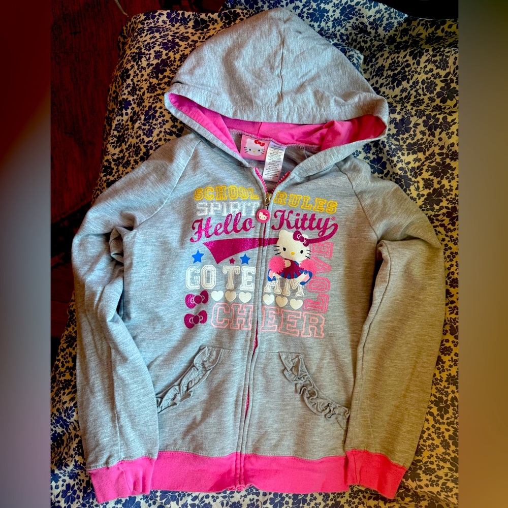 Vintage hello kitty girls hoodie size 10